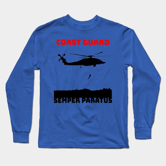 USCG Long Sleeve T-Shirt by Cataraga